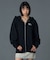 CIRCLE MESSAGE AND FACE ZIP UP SWEAT HOODIE