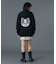 CIRCLE MESSAGE AND FACE ZIP UP SWEAT HOODIE