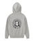 CIRCLE MESSAGE AND FACE ZIP UP SWEAT HOODIE