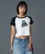 FACE EMBROIDERED PATCH RAGLAN S/S BABY TEE