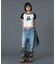FACE EMBROIDERED PATCH RAGLAN S/S BABY TEE