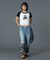 FACE EMBROIDERED PATCH RAGLAN S/S BABY TEE
