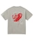 FADED HEART ROSE LOGO S/S TEE