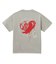FADED HEART ROSE LOGO S/S TEE