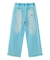 FACE LABEL WASHED SWEATPANTS