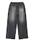 FACE LABEL WASHED SWEATPANTS