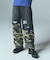 FADED CAMO LAYERED PANTS