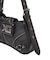 XG EMBLEM BUCKLE PANELED SHOULDER BAG