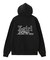 EMBROIDERED LOGO ZIP UP SWEAT HOODIE