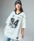 FACE LABEL NUMBER BIG TEE DRESS