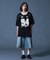 FACE LABEL NUMBER BIG TEE DRESS