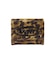TONAL OVAL LOGO BUCKLE FAUX LEATHER MINI WALLET