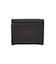 TONAL OVAL LOGO BUCKLE FAUX LEATHER MINI WALLET