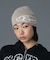 DIAGONAL OVAL LOGO JACQUARD BEANIE