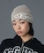 DIAGONAL OVAL LOGO JACQUARD BEANIE