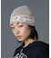 DIAGONAL OVAL LOGO JACQUARD BEANIE