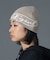 DIAGONAL OVAL LOGO JACQUARD BEANIE