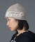 DIAGONAL OVAL LOGO JACQUARD BEANIE
