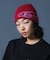 DIAGONAL OVAL LOGO JACQUARD BEANIE