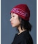 DIAGONAL OVAL LOGO JACQUARD BEANIE