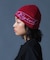 DIAGONAL OVAL LOGO JACQUARD BEANIE