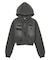 DISTRESSED ZIP UP SWEAT HOODIE