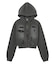 DISTRESSED ZIP UP SWEAT HOODIE