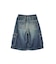 FADED 2WAY WIDE LEG DENIM CARGO PANTS