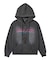 FADED LOGO PRINT ZIP UP SWEAT HOODIE