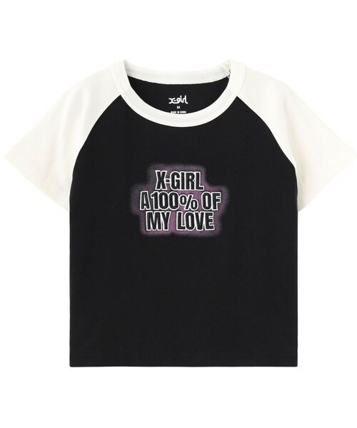 【X-girl】Pixel FLOWER LOGO Baby L/S TEE Amazon | [エックスガール] カジュアル PIXEL FLOWER LOGO BABY L/S