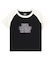 SPRAY AND EMBROIDERY LOGO RAGLAN S/S BABY TEE
