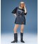 FACE LABEL FOOTBALL TEE DRESS