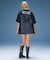 FACE LABEL FOOTBALL TEE DRESS