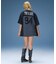 FACE LABEL FOOTBALL TEE DRESS