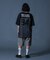 FACE LABEL FOOTBALL TEE DRESS