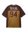 FACE LABEL FOOTBALL TEE DRESS