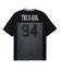 FACE LABEL FOOTBALL TEE DRESS