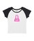FACE RAGLAN S/S BABY TEE