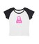 FACE RAGLAN S/S BABY TEE