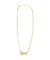 SCRIPT LOGO CHARM NECKLACE