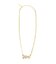 SCRIPT LOGO CHARM NECKLACE