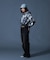 HIBISCUS CAMOUFLAGE ZIP UP SWEAT HOODIE