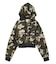 HIBISCUS CAMOUFLAGE ZIP UP SWEAT HOODIE