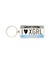 PLATE LOGO KEY CHARM