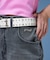 STAR STUDDED FAUX LEATHER BELT