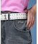 STAR STUDDED FAUX LEATHER BELT