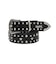 STAR STUDDED FAUX LEATHER BELT