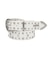 STAR STUDDED FAUX LEATHER BELT