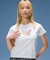 GRADIENT GLITTER BUTTERFLY S/S BABY TEE
