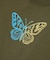 GRADIENT GLITTER BUTTERFLY S/S BABY TEE